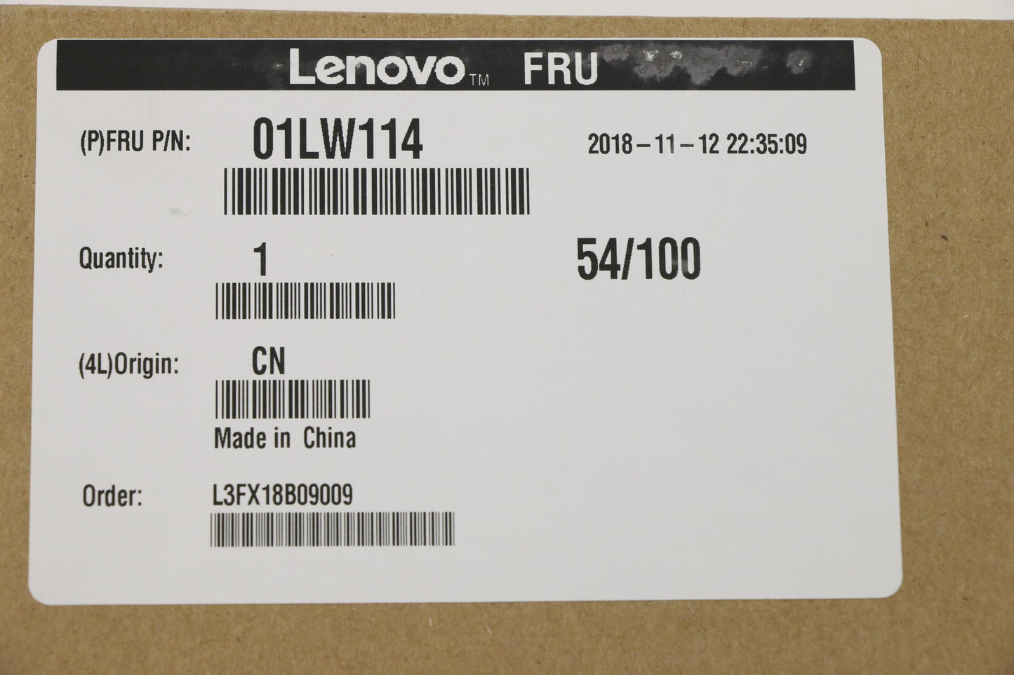 Lenovo Over Rearcoverasmsmallpanelnec - 01LW114