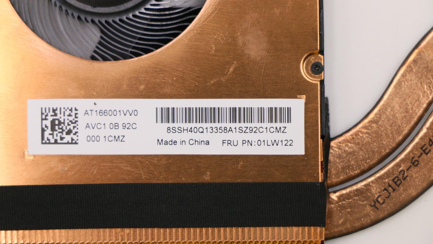 Lenovo E480Intel Dis Thm Assembly Avc - 01LW122