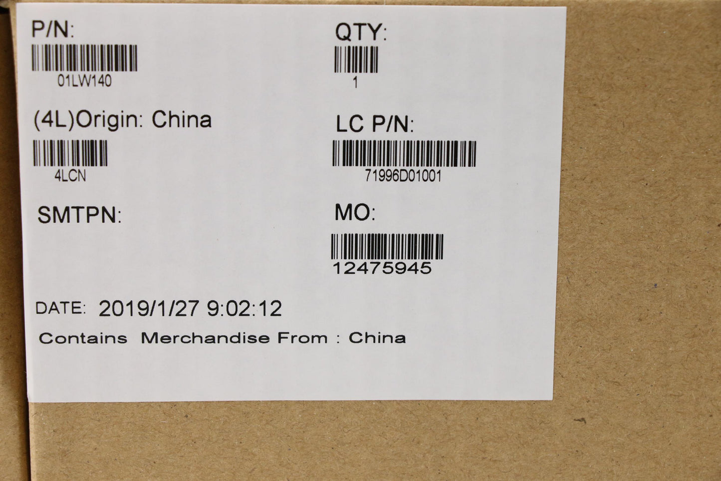 Lenovo El480 Thermal Swg Thm Assembly - 01LW140