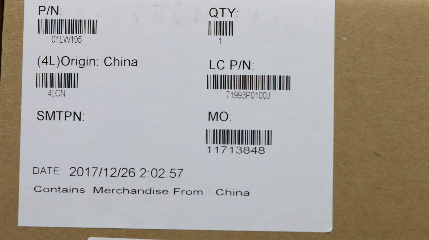 Lenovo Fru I58250U 620 Win Ntprc - 01LW195