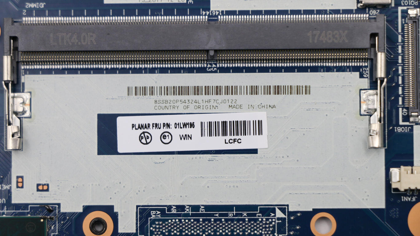 Lenovo Fru I58250U 620 Win Ntprc - 01LW195
