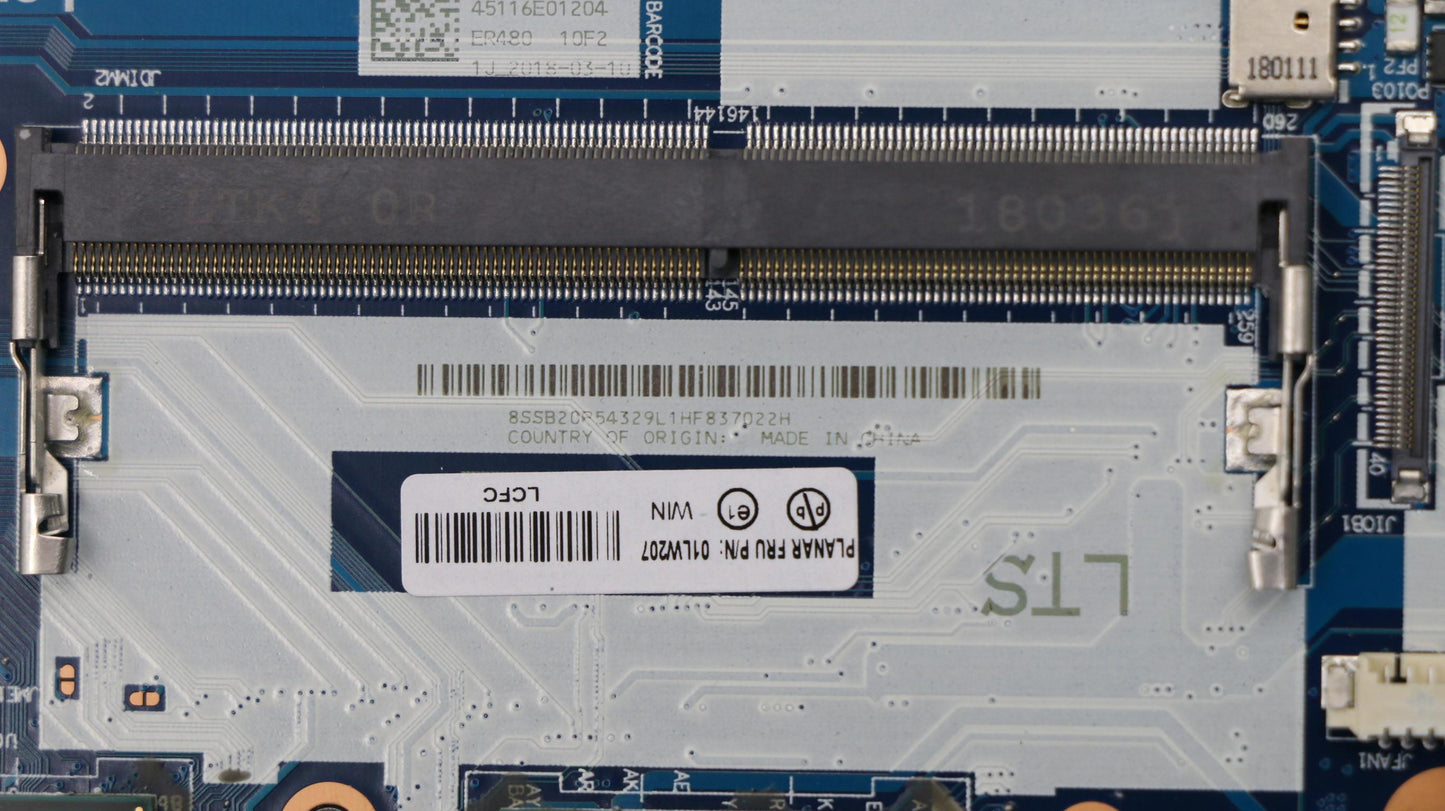 Lenovo Fru I5-8250U 540 2G Ddr5 Win Y - 01LW207
