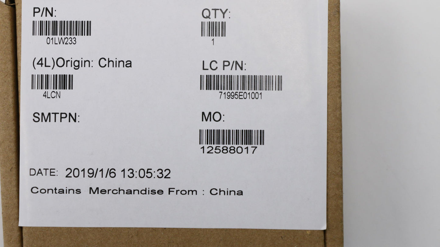 Lenovo El580 Cable Kit Edp Cable 720P - 01LW233