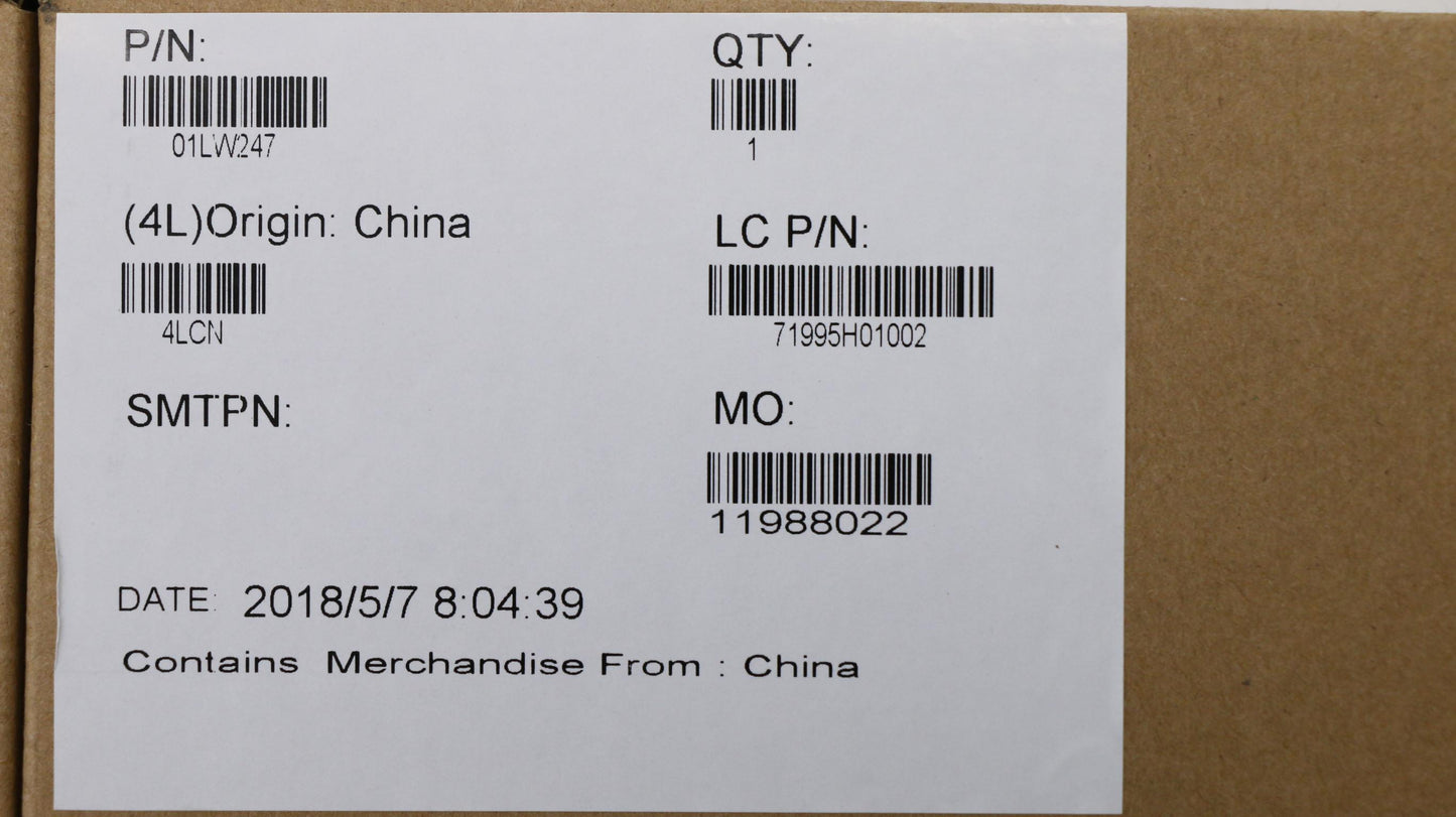 Lenovo El580 Log Up Assembly Log Up S - 01LW247