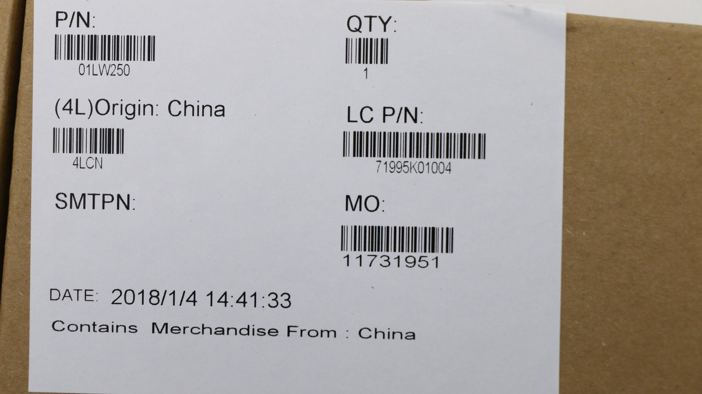 Lenovo El580 Ffc Smart Card Ffc - 01LW250