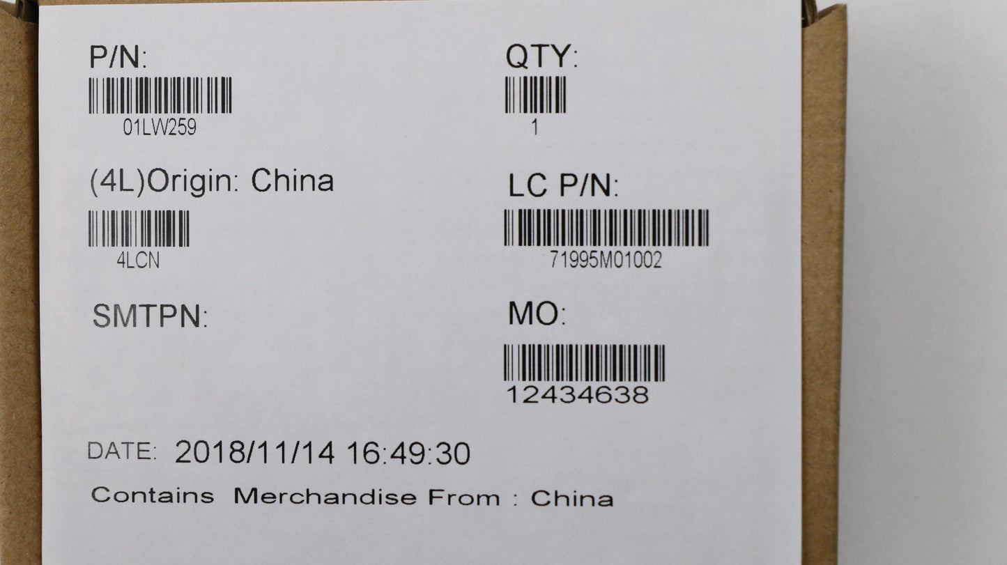 Lenovo El580 Cover Assembly Sim Tray - 01LW259