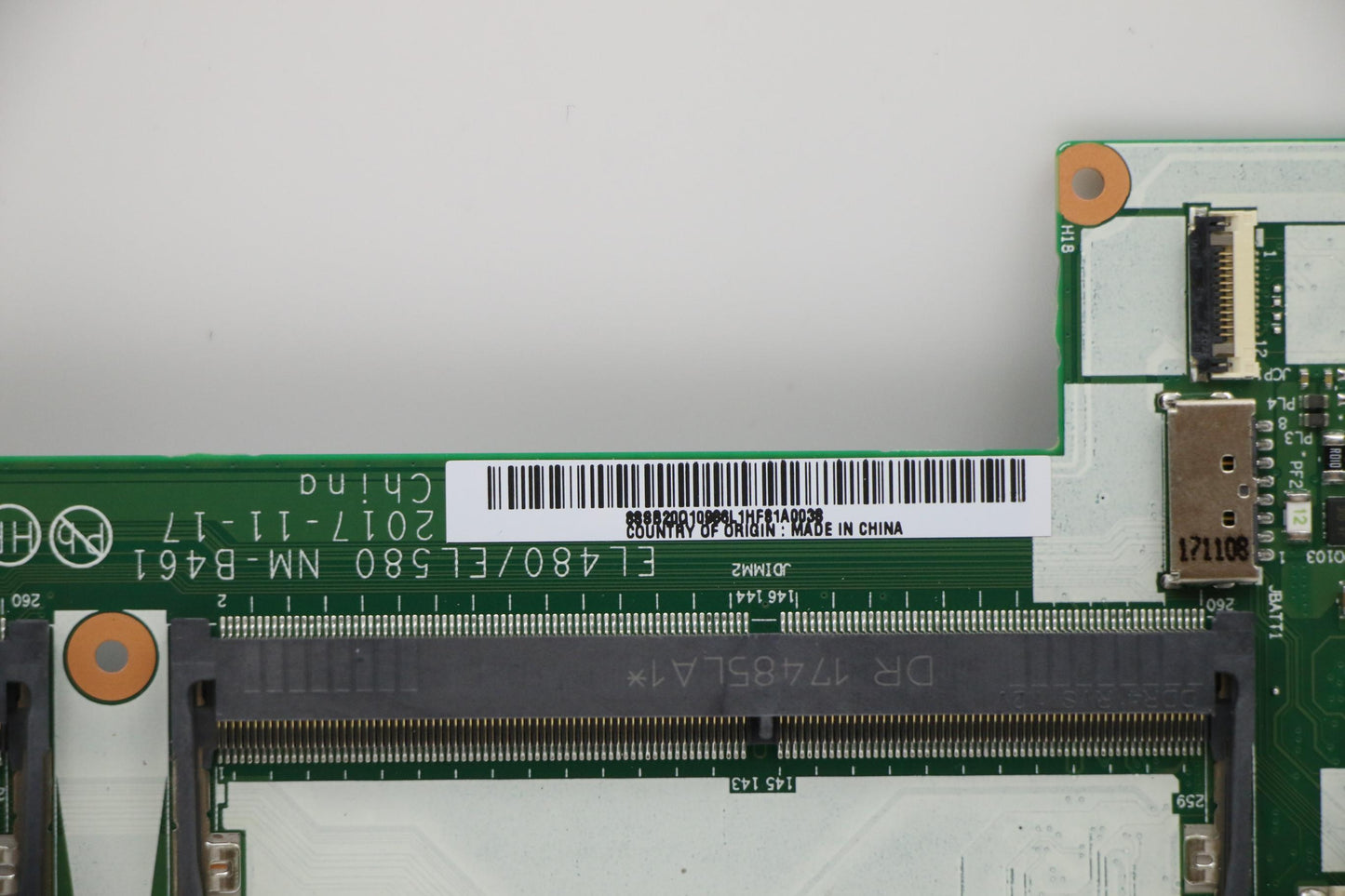 Lenovo El580 Mb Uma I57300U Win Namt - 01LW273