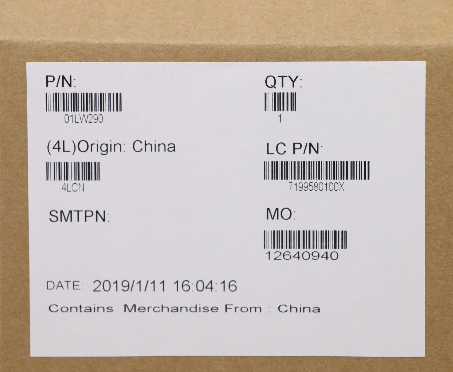 Lenovo El580 Mb Dis I58250U Win Namt - 01LW290
