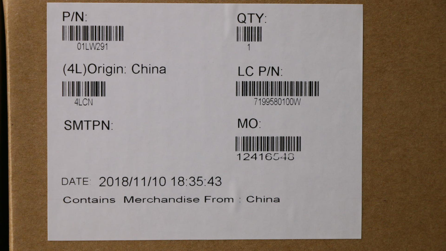 Lenovo El580 Mb Dis I58250U Nok Namt - 01LW291