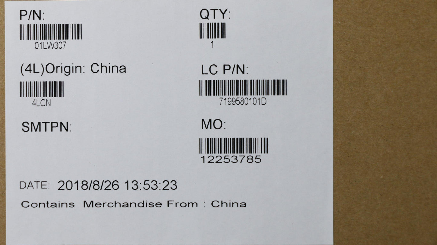 Lenovo El580 Mb Uma 3965U Nok Namt Yt - 01LW307
