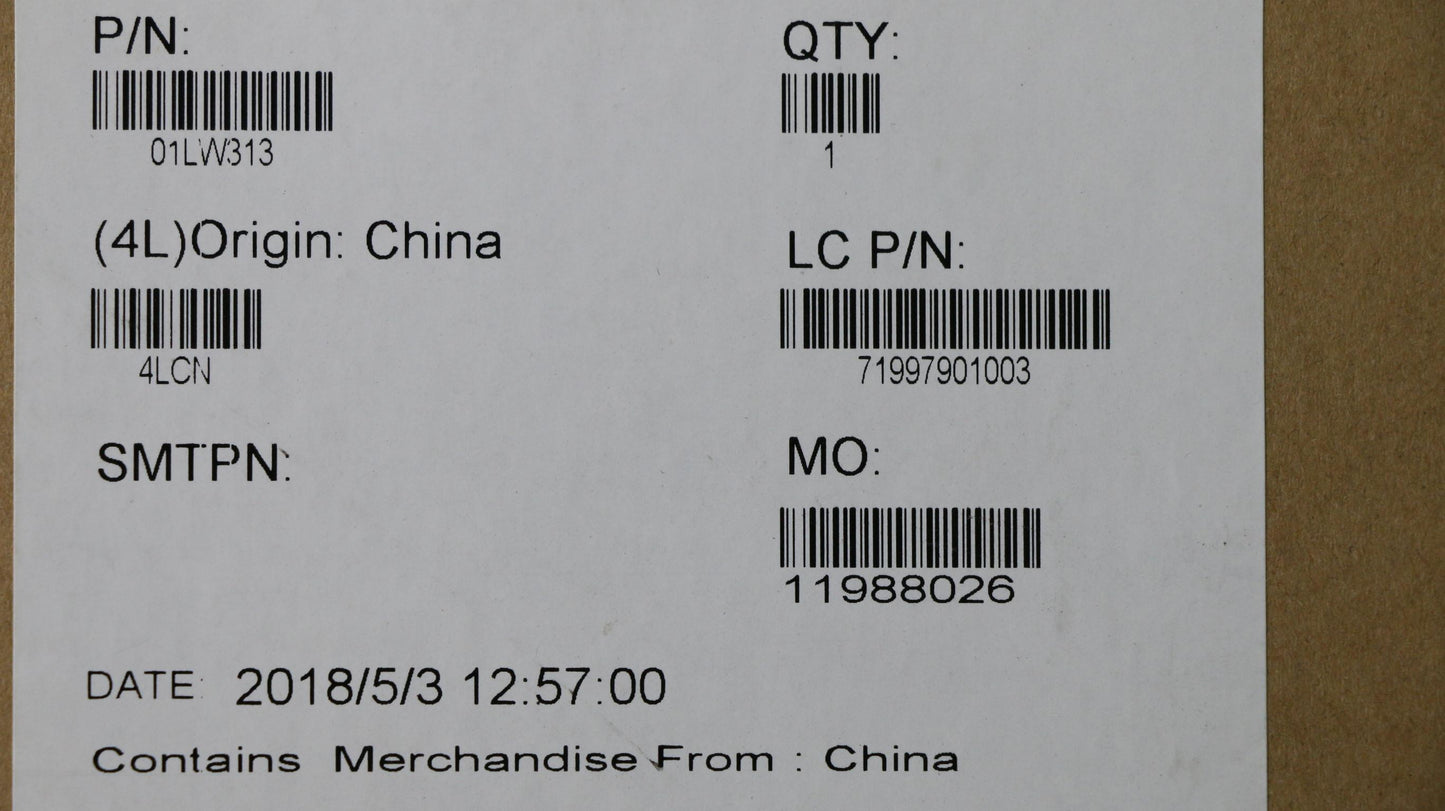 Lenovo El480 Cover Assembly A Cover P - 01LW313