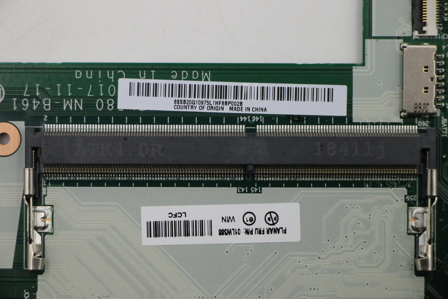 Lenovo El480 Mb Uma 3965U Win Namt Nt - 01LW388