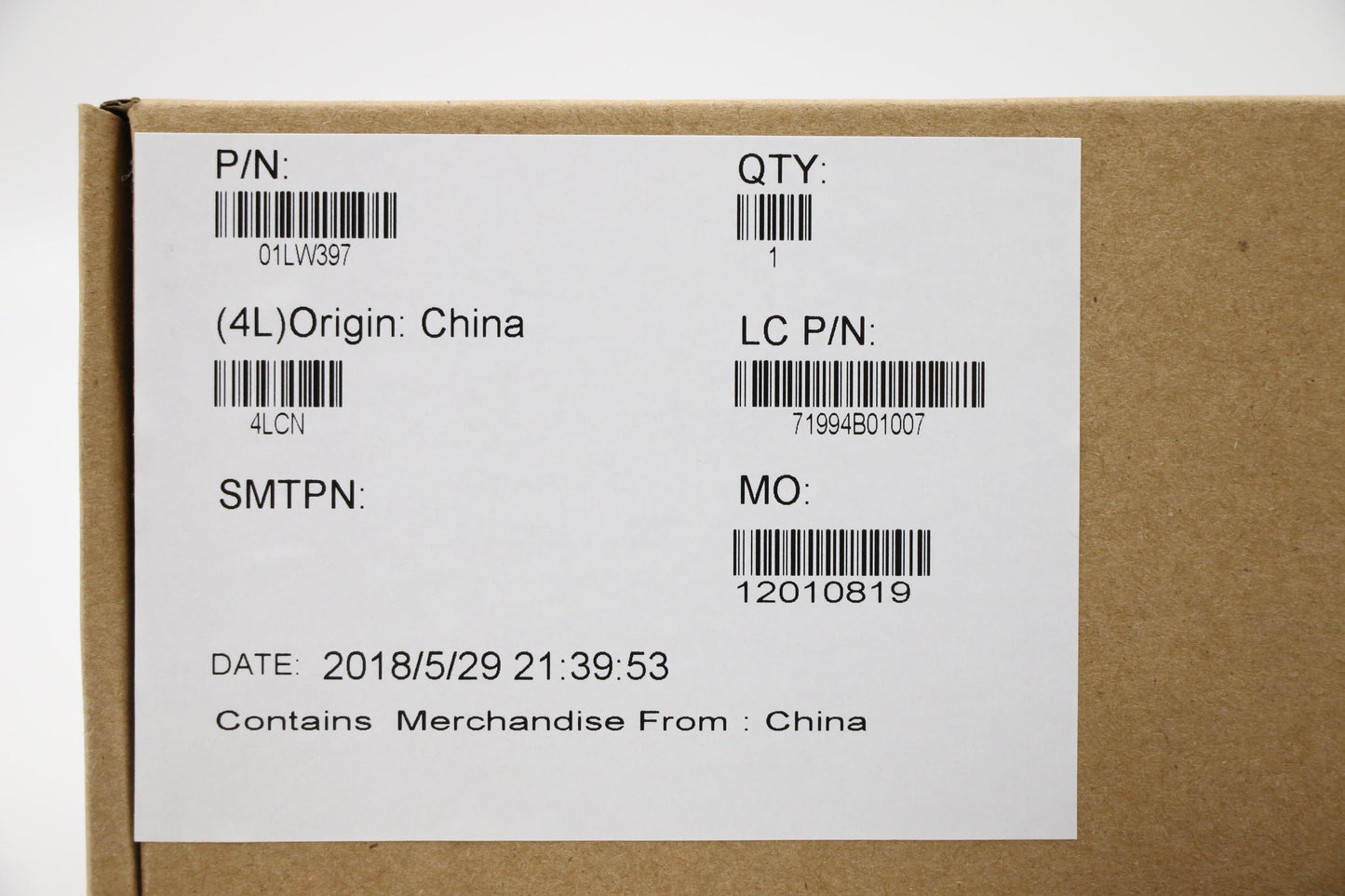Lenovo 71994B01007 - 01LW397