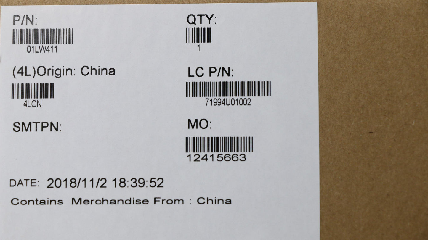 Lenovo Ee580Dcoversubassembly Sr Vic - 01LW411