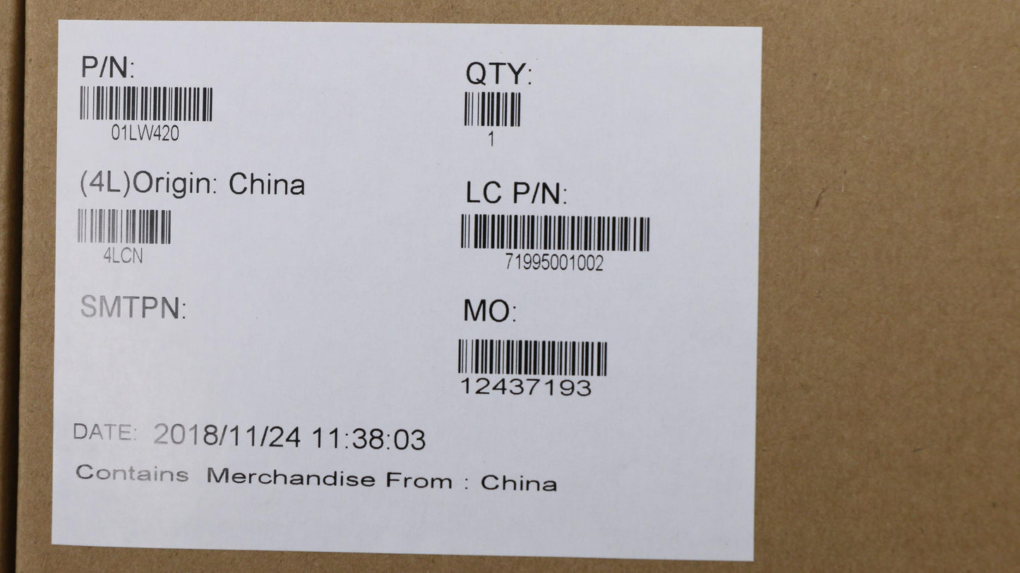 Lenovo Fru Ee580C Cover Subassemblysr - 01LW420