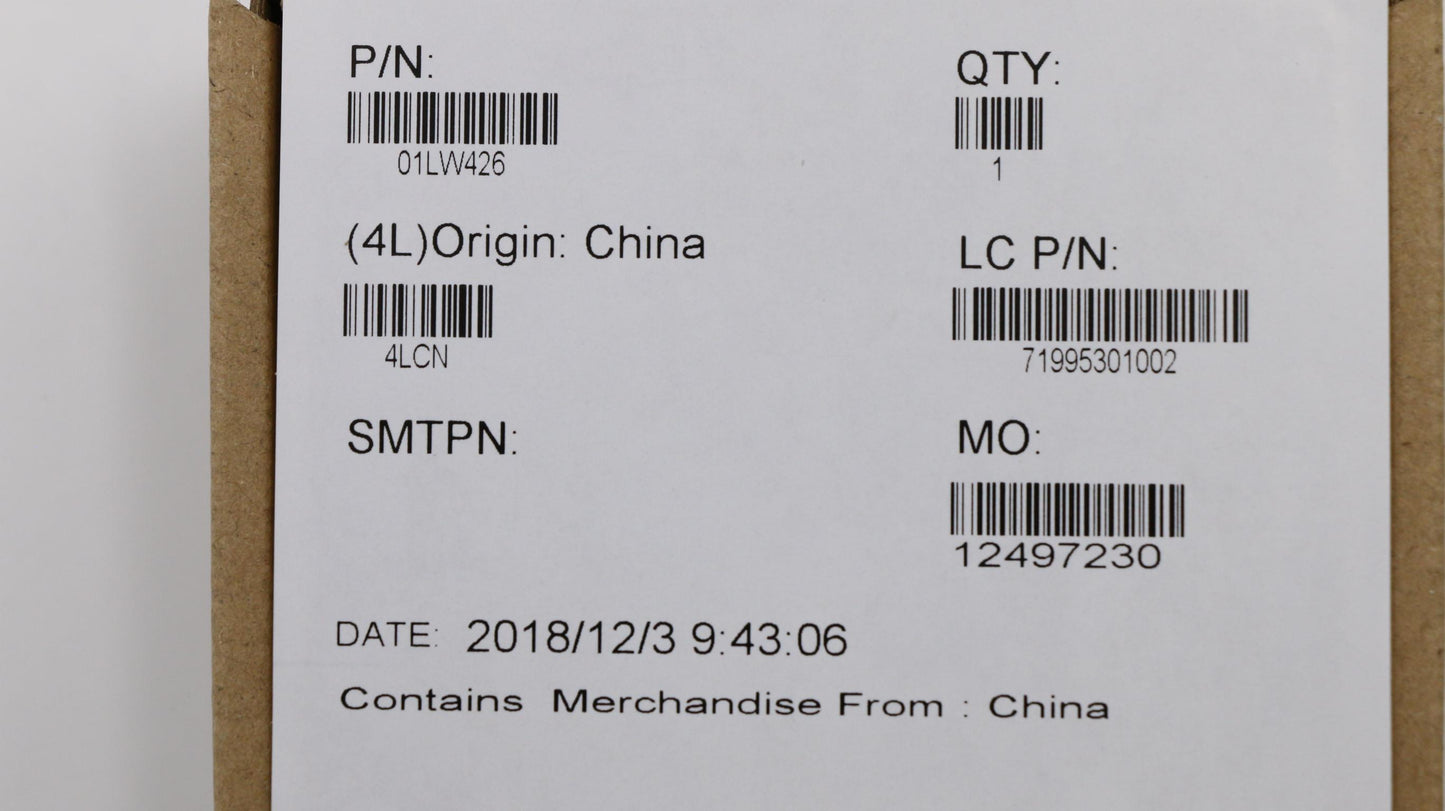 Lenovo Fru Ee580Ssdbracketassembly - 01LW426