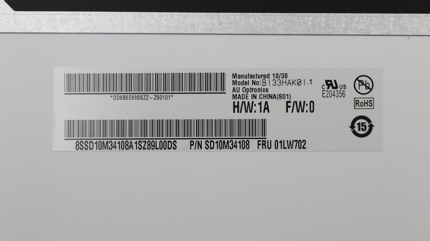 Lenovo 133 Fhd Ips Agauo - 01LW702