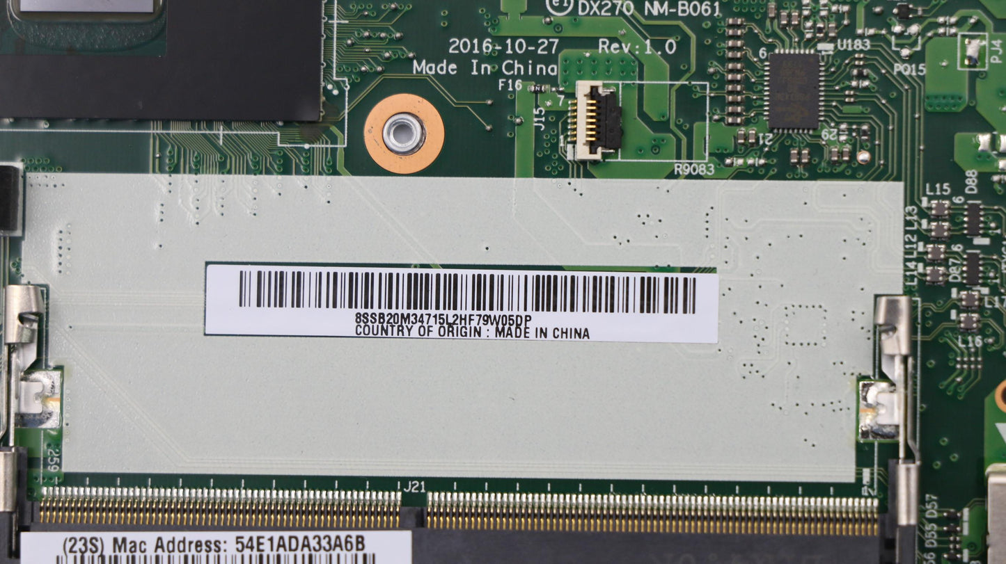 Lenovo Fru I5-7300U,Win,Yy,Mt - 01LW714