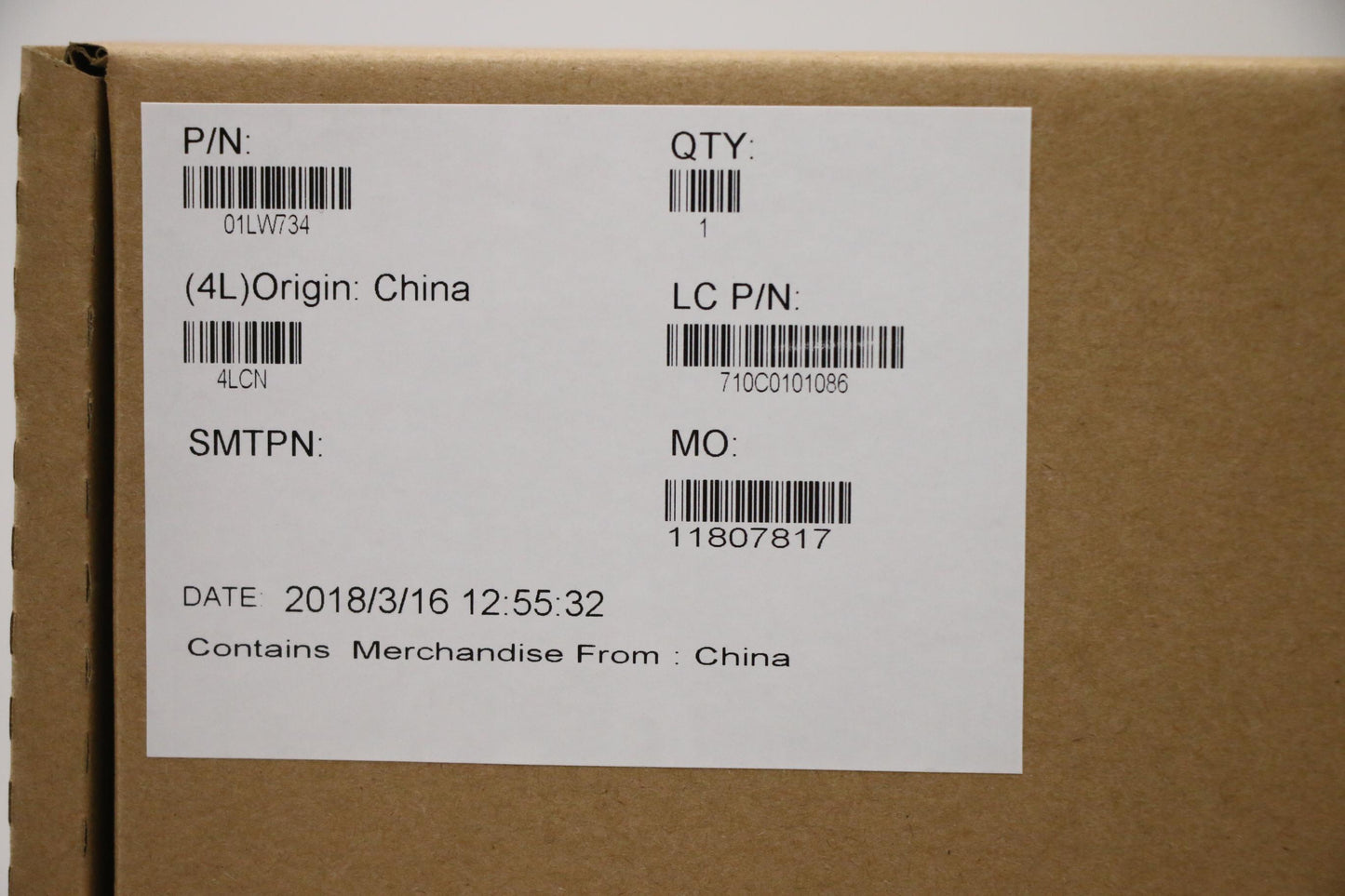 Lenovo Fru I7-6500U,Win,Nn,Mt - 01LW734