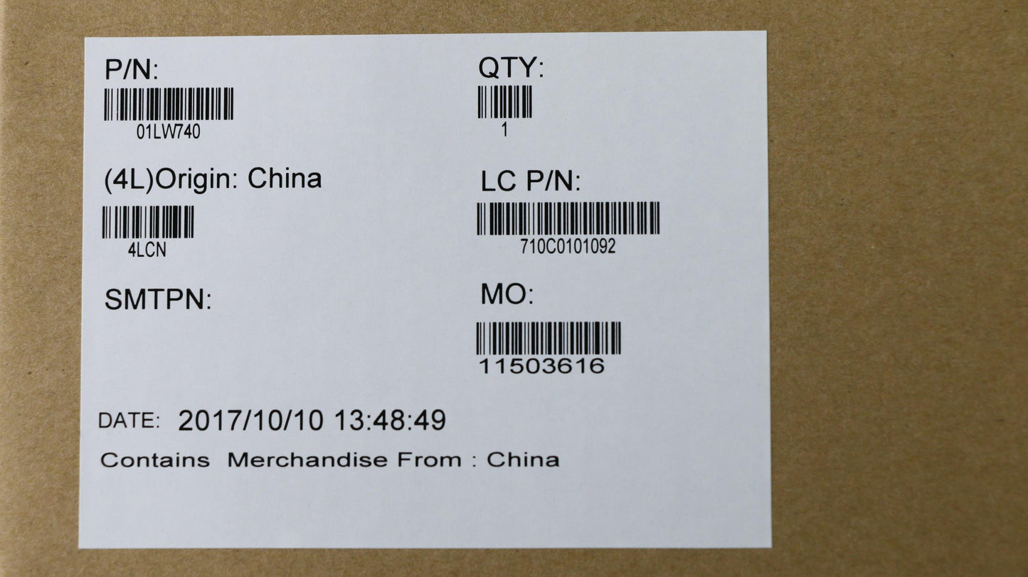Lenovo Fru I5-7200U,Nok,Ny,Mt - 01LW740