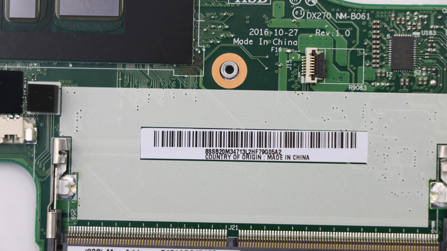 Lenovo Fru I5-7200U,Nok,Ny,Mt - 01LW740