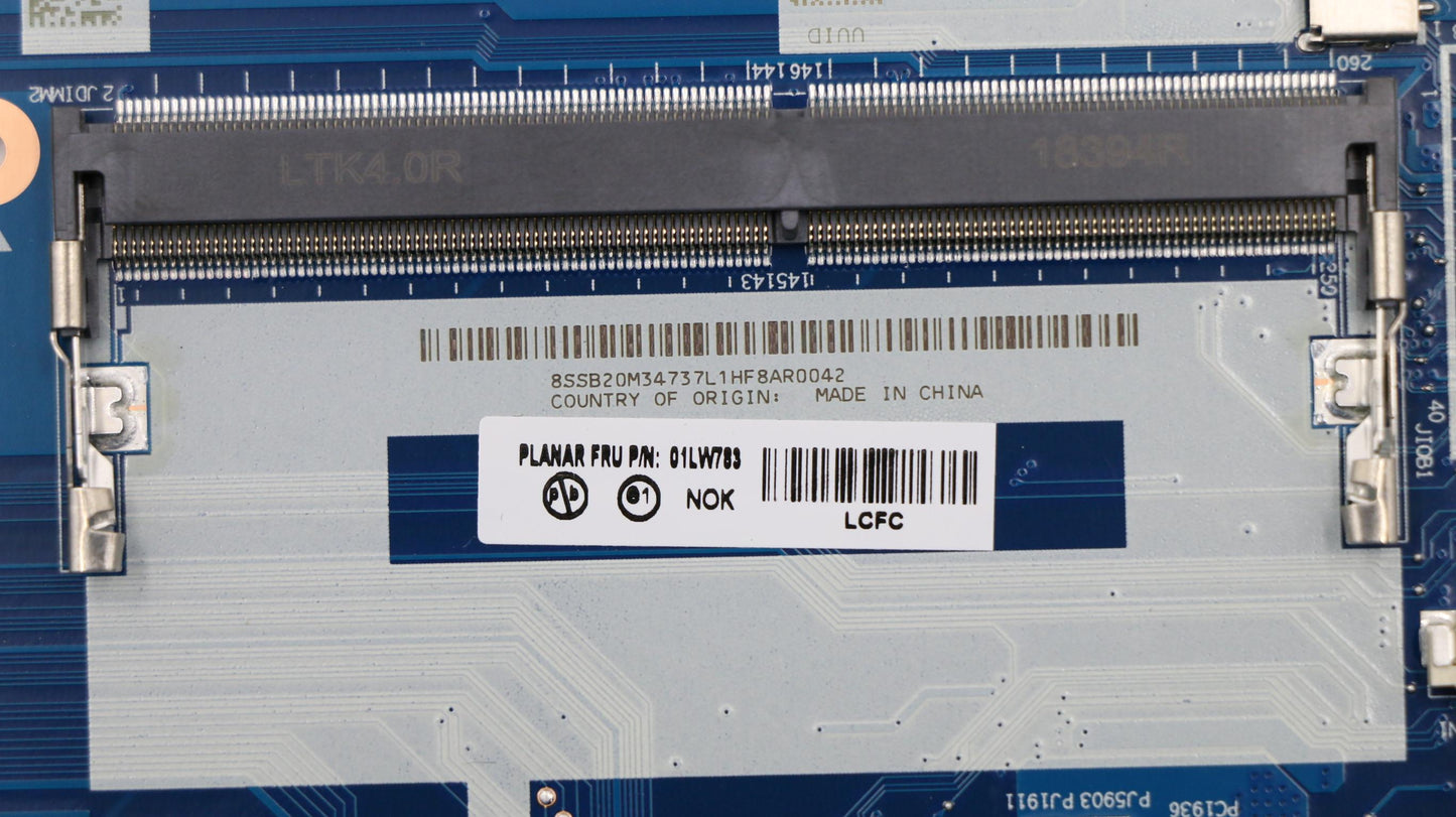 Lenovo System Board Planar Motherboar - 01LW783