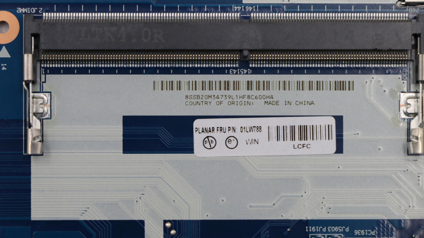 Lenovo System Board Planar Motherboar - 01LW788