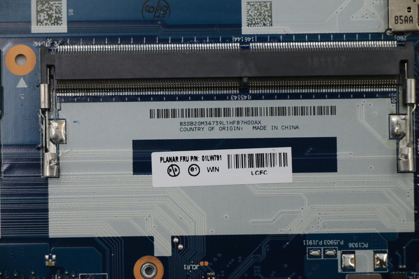 Lenovo System Board Planar Motherboar - 01LW791