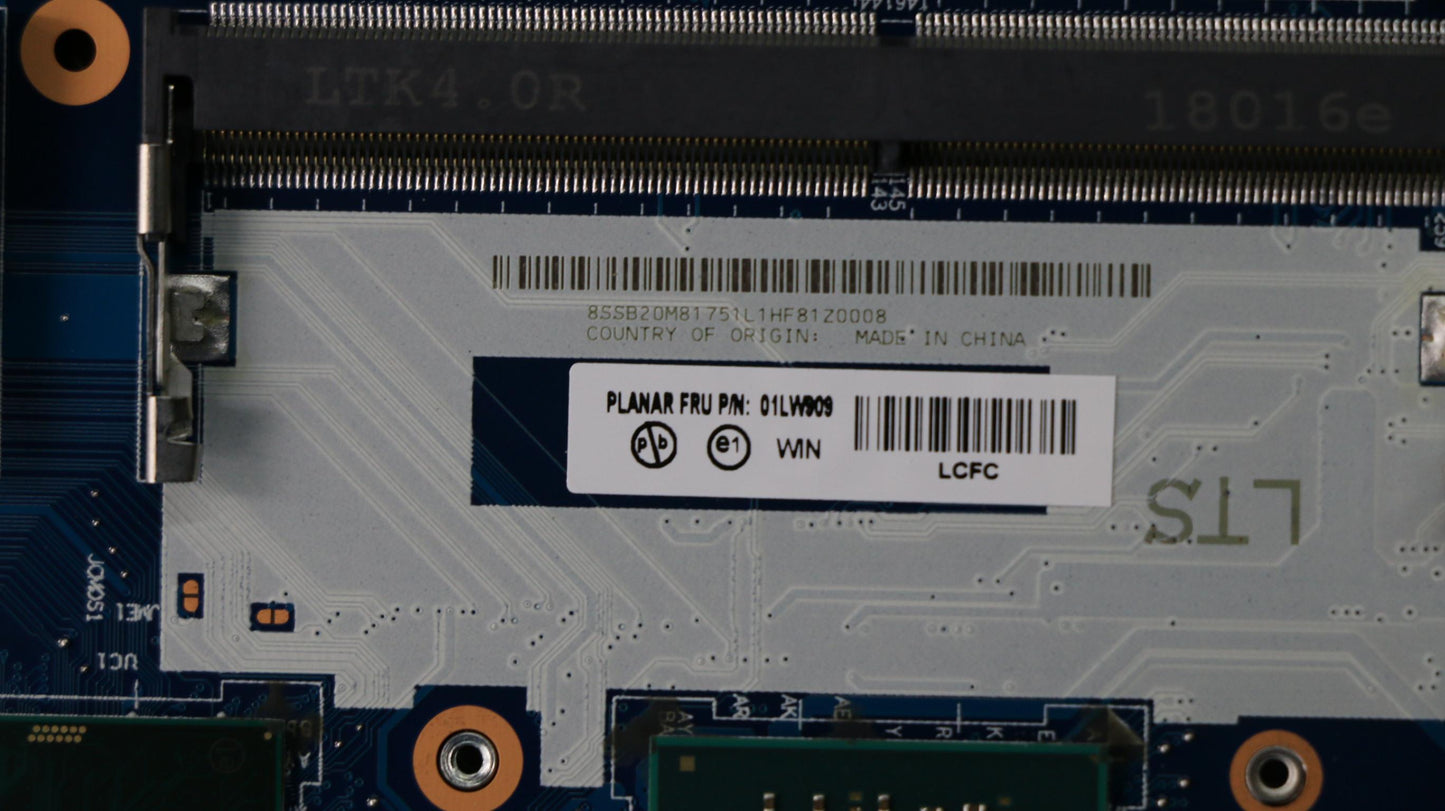 Lenovo I37130Uamd2Gbddr5Winytpmfw - 01LW909
