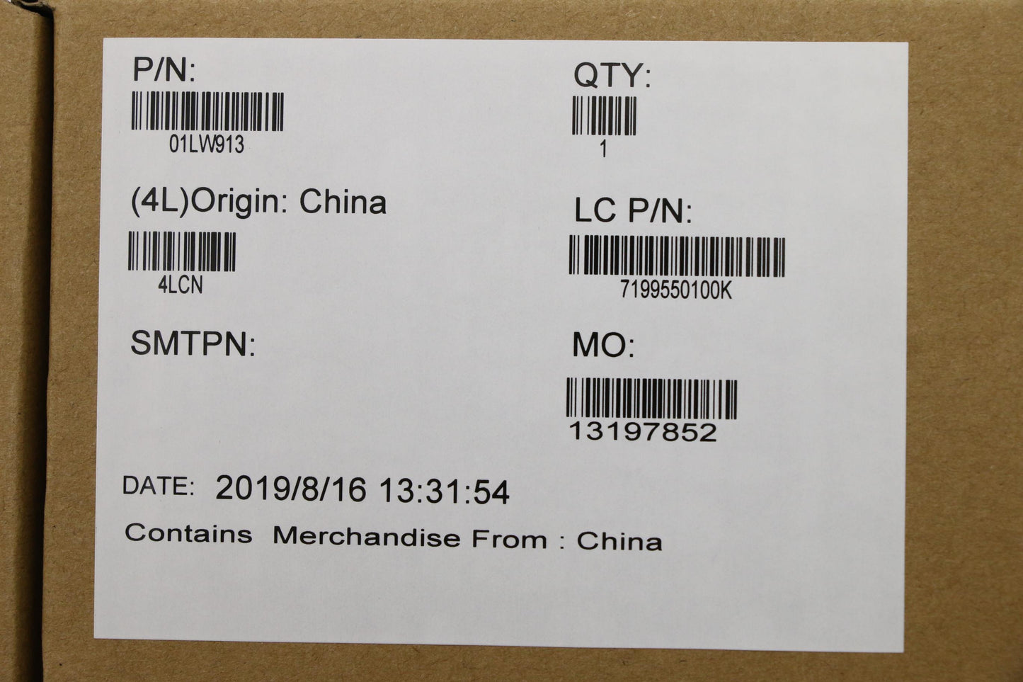 Lenovo I58250Uintel Uhdnokytpmhw - 01LW913