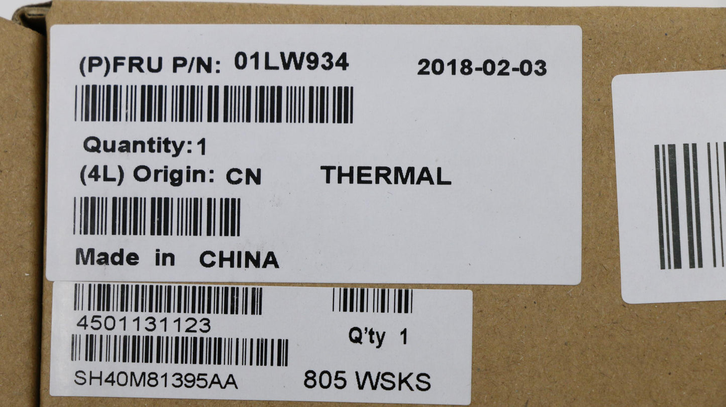 Lenovo (01LW934) Leia KBL-Y Thermal Module, AVC