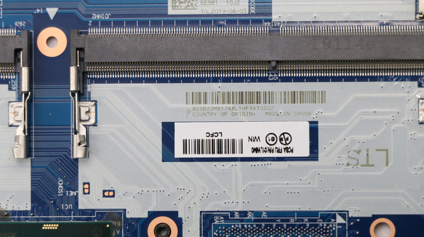 Lenovo Fru I7-8550U,Gra620,Win,Y-Tpm - 01LW940