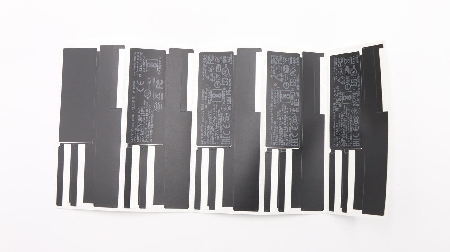 Lenovo Fru System Label Kit Black - 01LW947