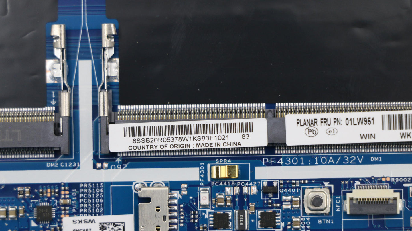 Lenovo Mb I57200U Hd620 Na Yt Win Yog - 01LW951