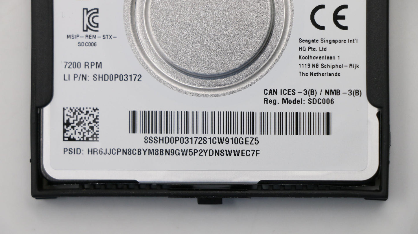 Lenovo Hdd,1Tb,7200,7Mm,St,Sata,Std - 01LX003
