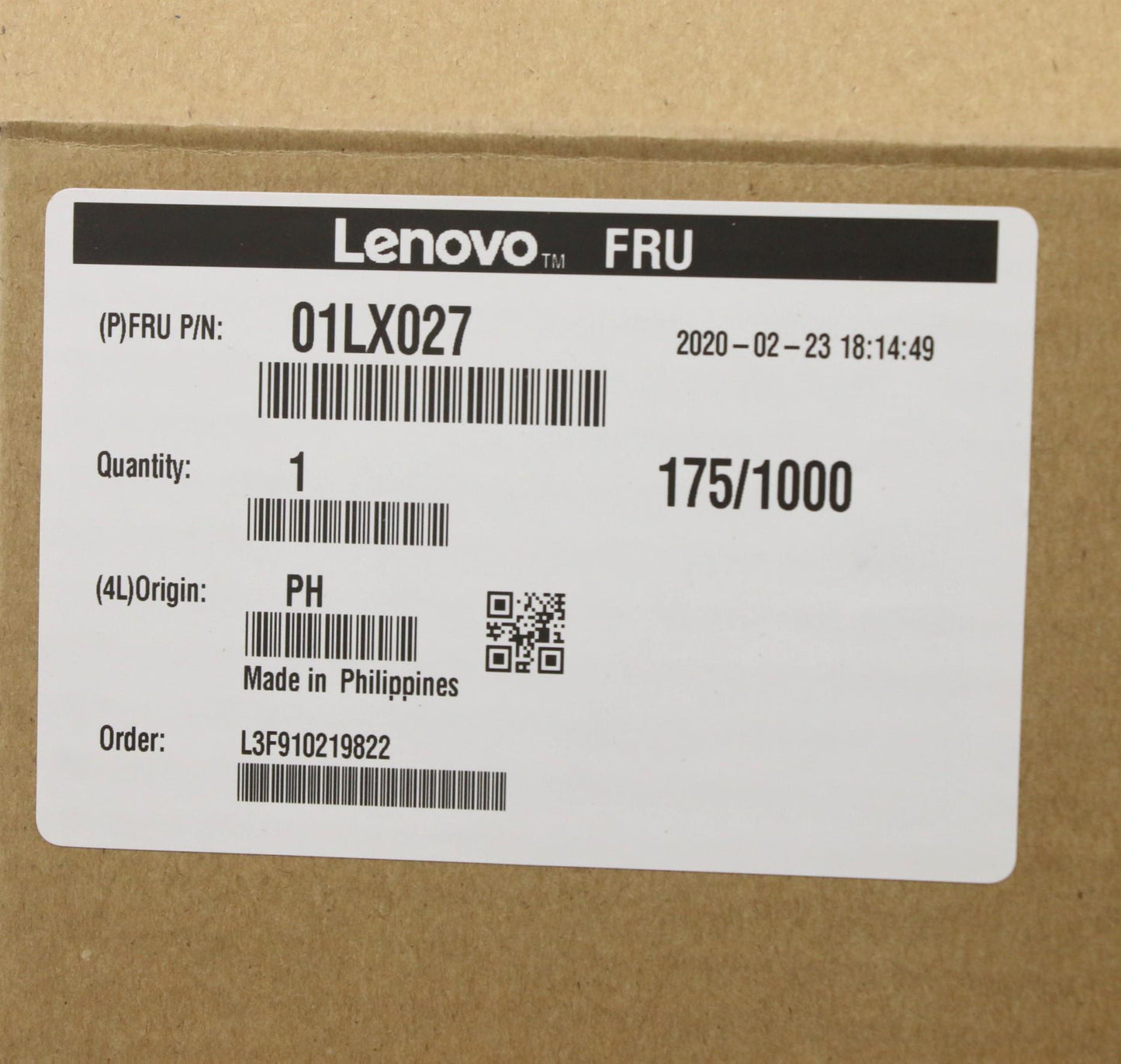 Lenovo Hdd 1Tb 5400 7Mm Tos Sata Std - 01LX027