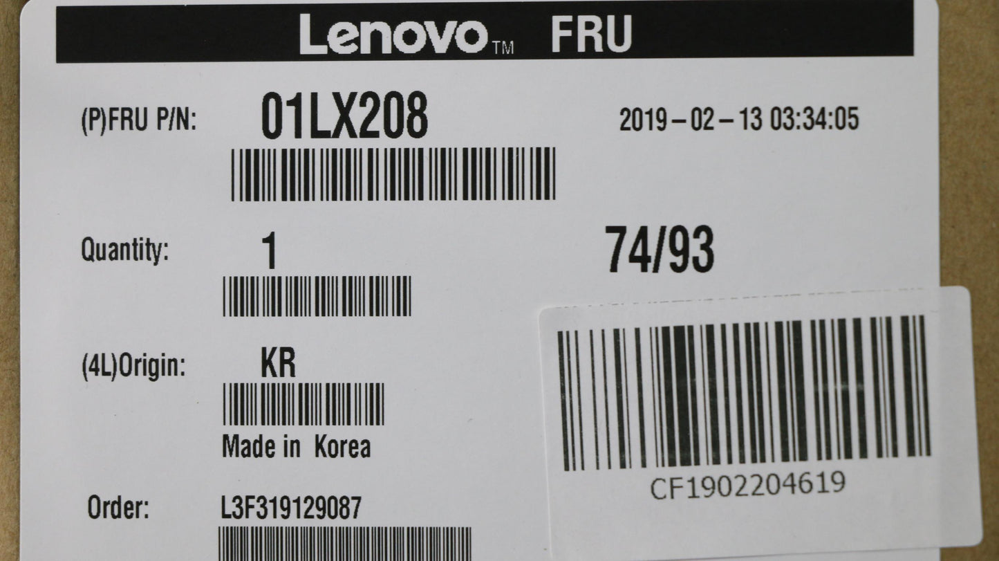 Lenovo 256G,M.2,2242,Pcie3X2,Skh - 01LX208