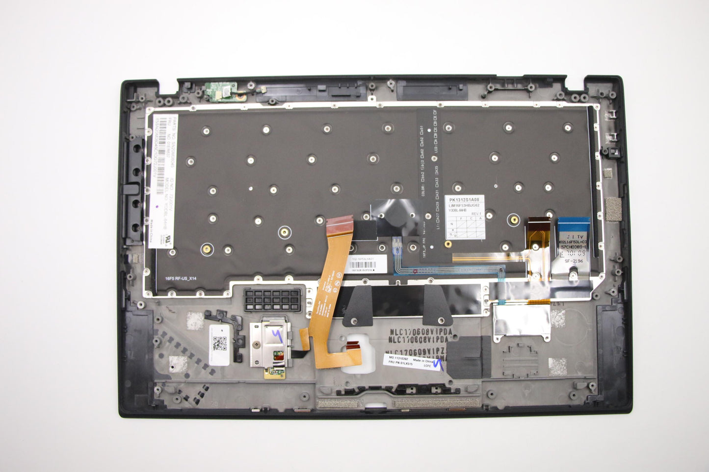 Lenovo Kbd,Bezel,Il,Fpr,Bk,Chy - 01LX515