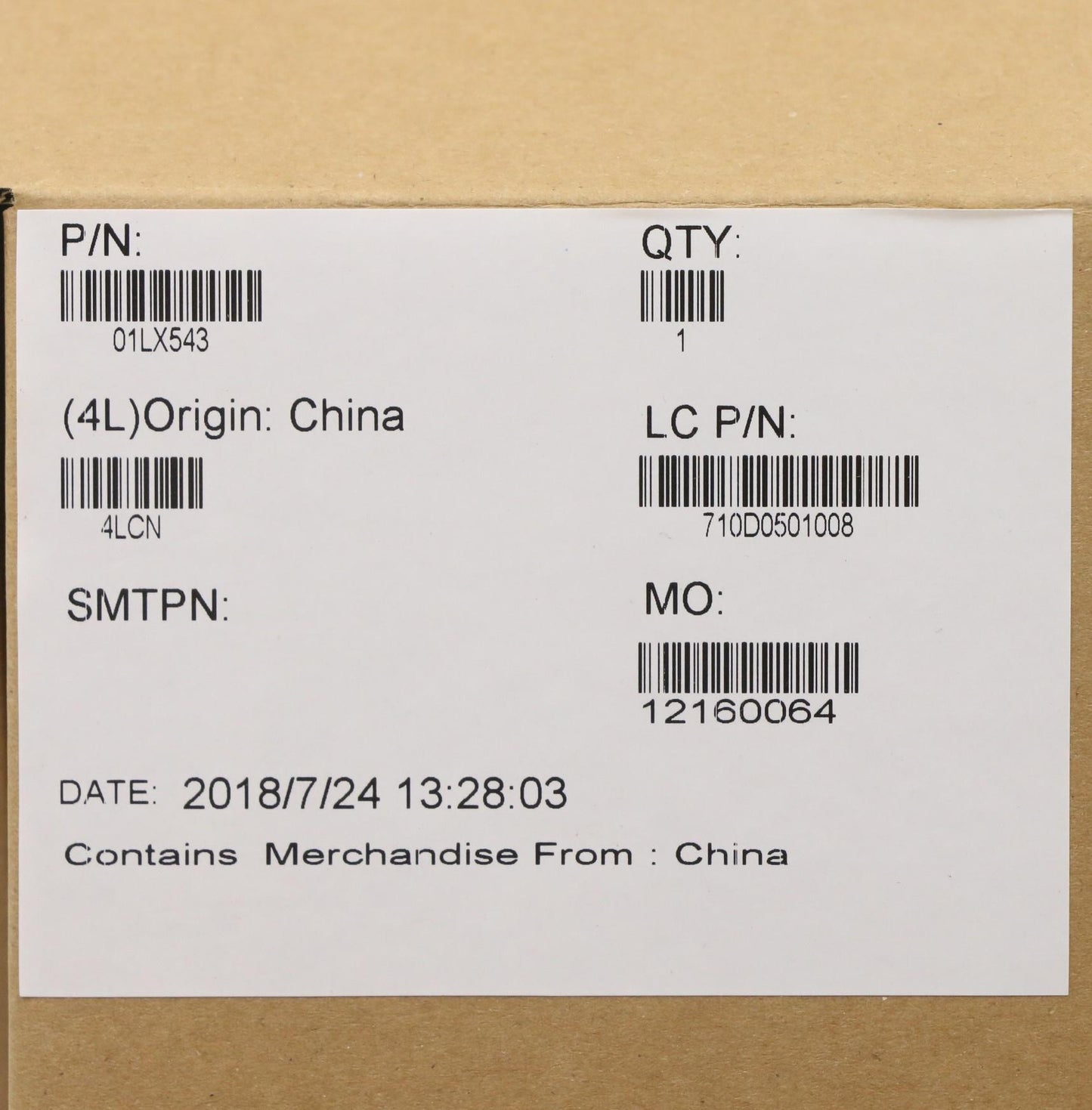 Lenovo 01Lx543 - Part