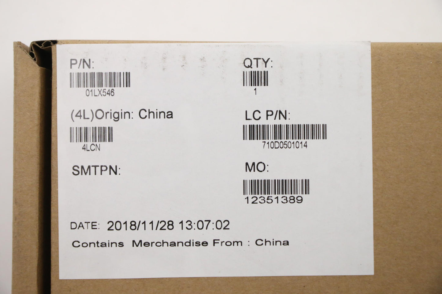 Lenovo 01Lx546 - Part