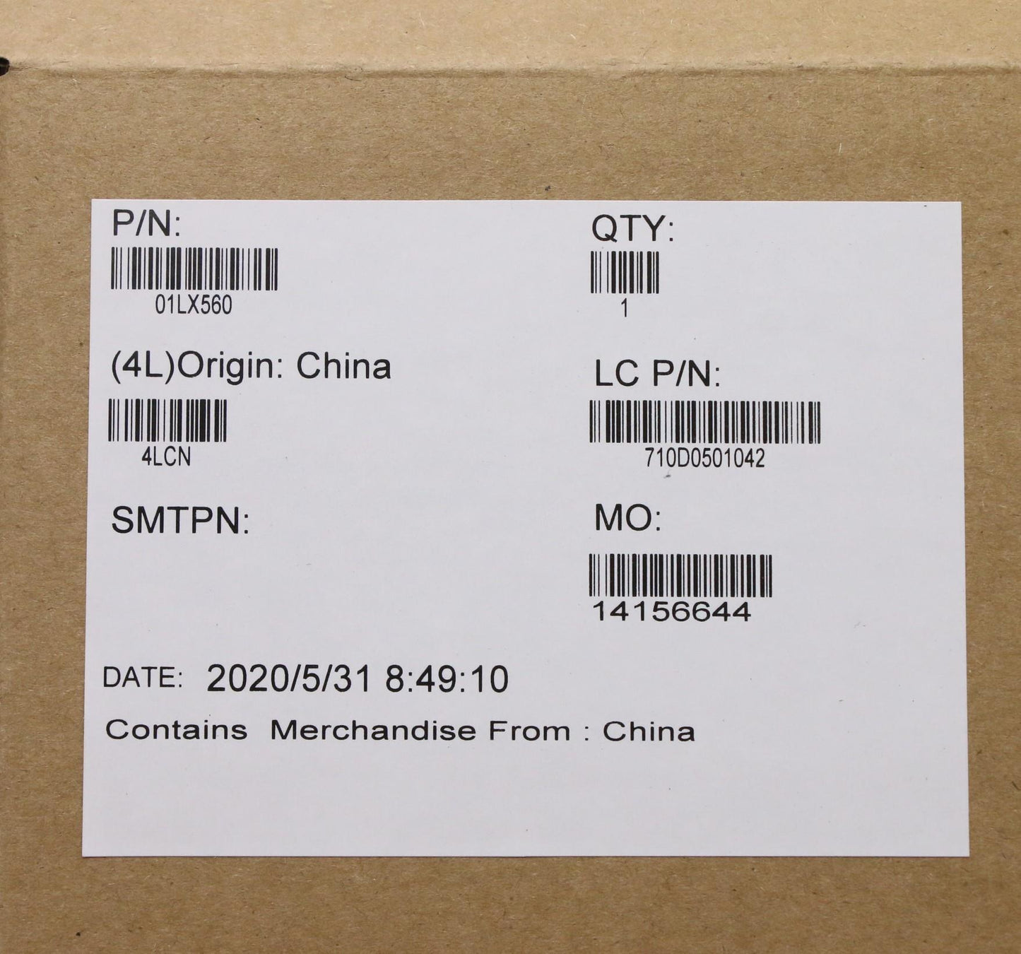 Lenovo 01Lx560 - Part