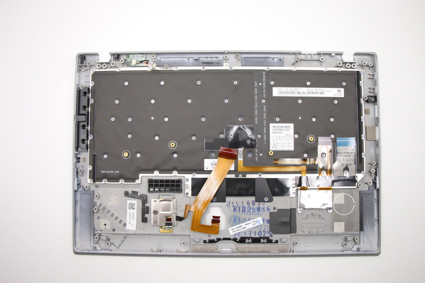Lenovo Kbd,Bezel,Cfr,Fpr,Sv,Chy - 01LX580