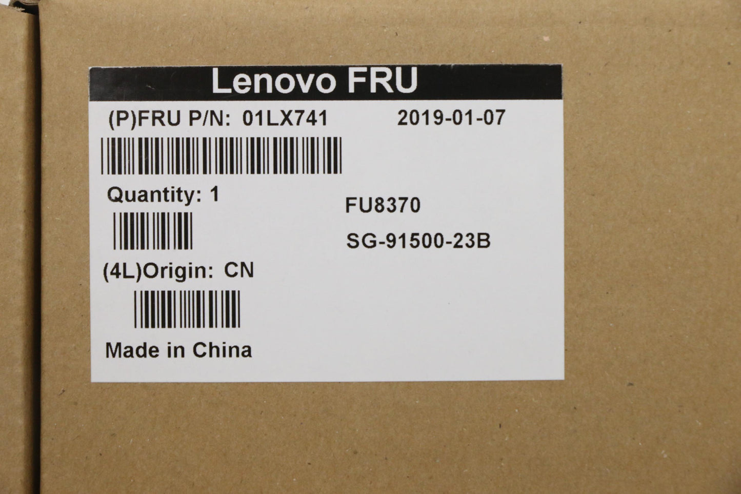 Lenovo 01LX741 Kb Sg9150023A Cfa Lla Nbl