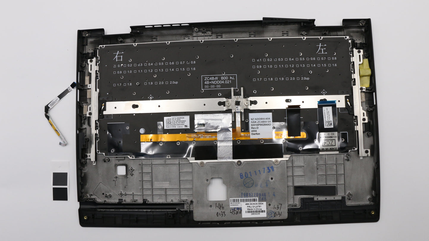 Lenovo Assembly Ccoverbkkbd Aracbldfn - 01LX781