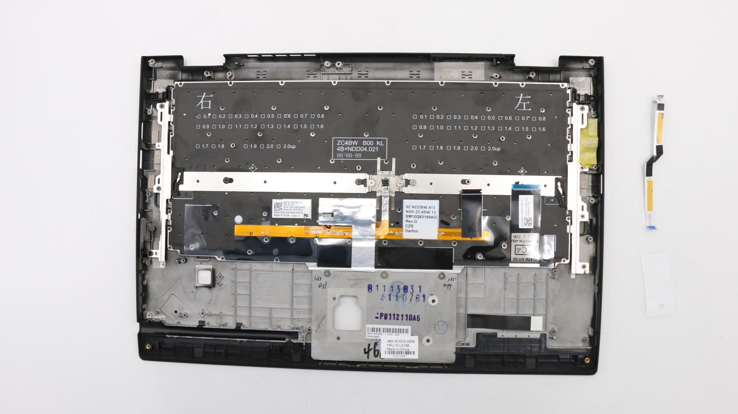 Lenovo Assembly Ccoverbkkbd Czscbldfn - 01LX786