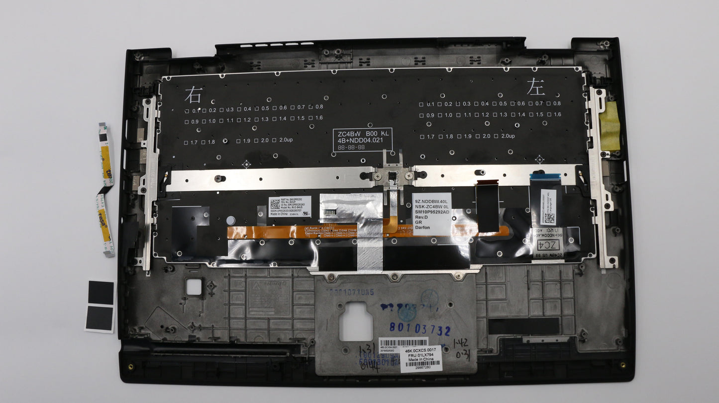 Lenovo Assembly Ccoverbkkbd Grcbldfnf - 01LX794