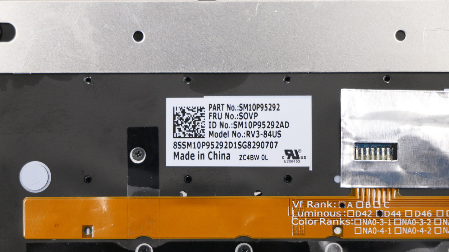 Lenovo Assembly Ccoverbkkbd Grcbldfnf - 01LX794