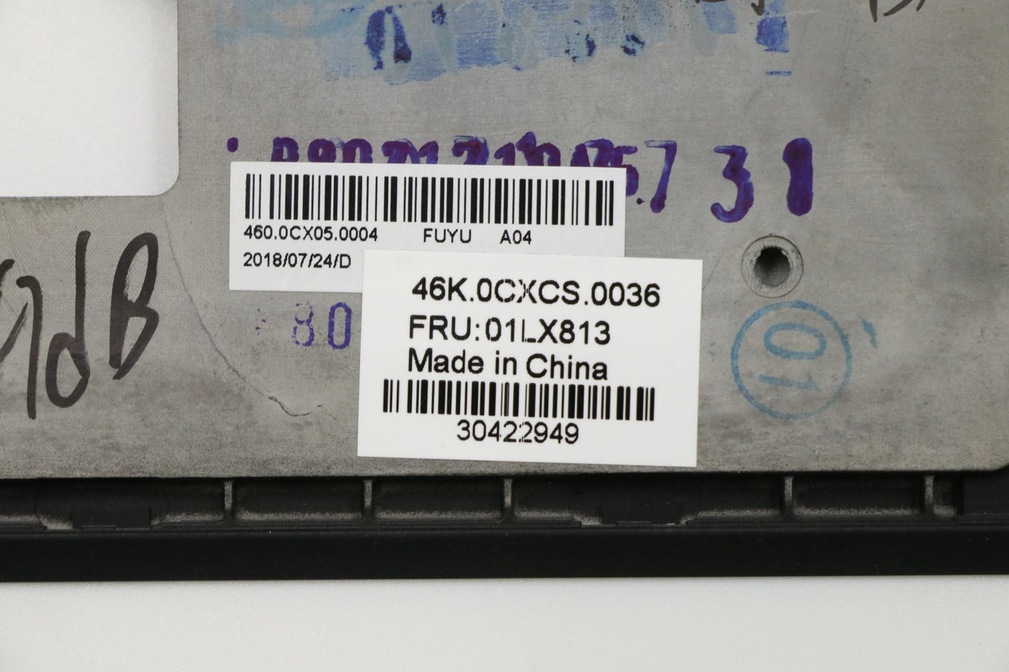 Lenovo 01LX813 Assembly Ccoverbkkbd Trcbldfnf