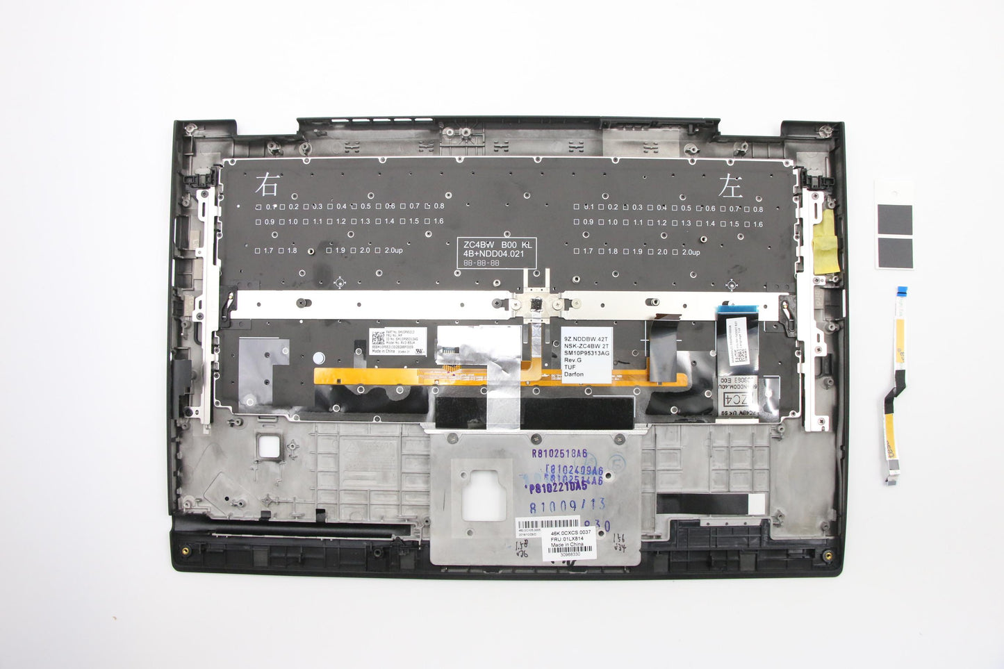 Lenovo 01LX814 Assembly Ccoverbkkbd Tufcbldfn