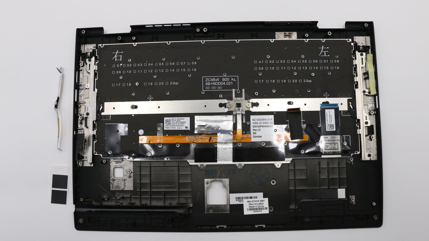 Lenovo 01LX822 Assembly Ccoverbkkbd Becbldfnz